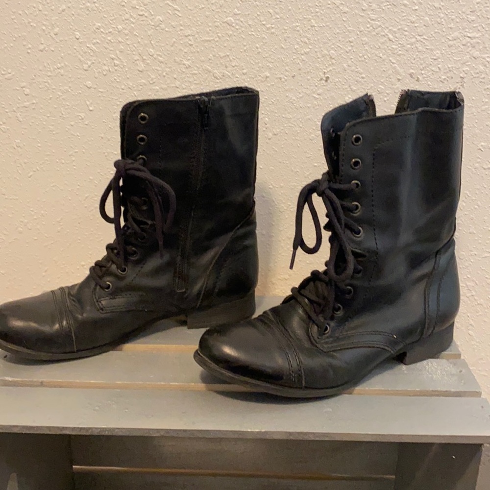 Steve Madden combat boots